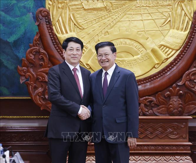 Chủ tịch nước Lương Cường thăm cấp Nhà nước tới Lào